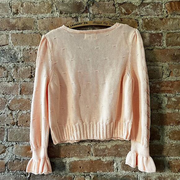 Rouje lila sweater in peach small - Picture 4 of 9